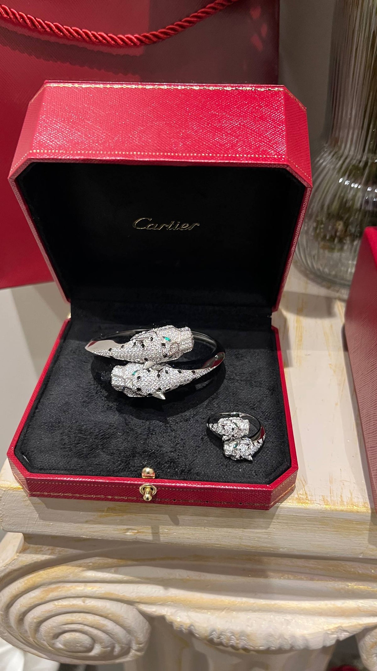 C- Bracelet ring + box Fullset