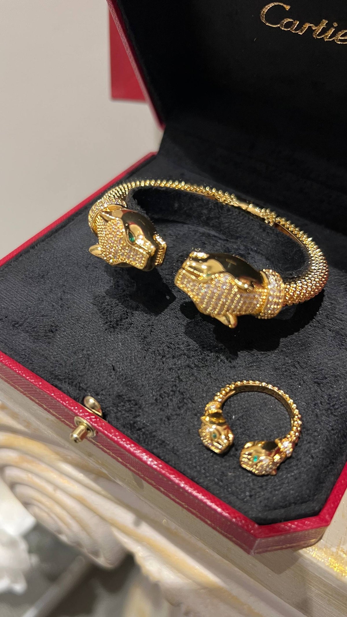 C- Bracelet ring + box Fullset