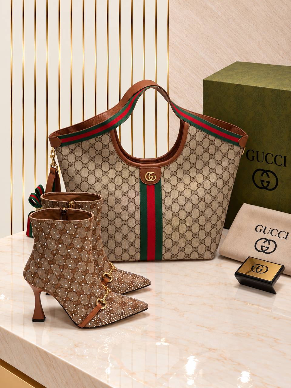 'Bag and Boots Set
