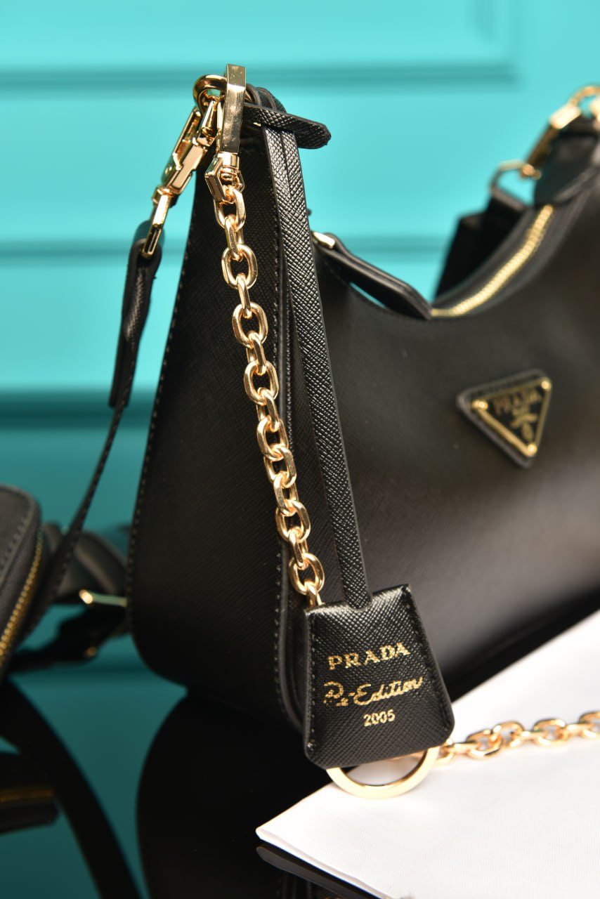 Re-Edition 2005 Saffiano Leather Bag
