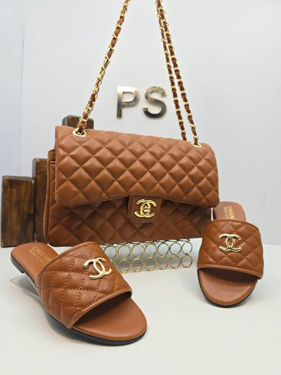 CH Bag and Slipper (White)