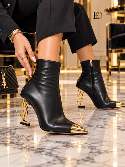 'Y- Heeled Boots